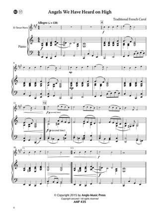 15 Intermediate Christmas Carols - Noël - Partition - Cor